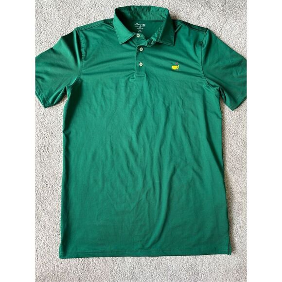 NWOT Masters Kids Youth Performance Tech Green Polo Golf Shirt, $110 C46 - Picture 4 of 6